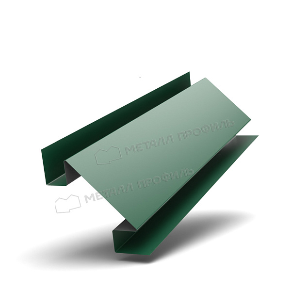 Планка угла внутреннего сложного 75х3000 (ПЭ-01-6005-0.5) ― заказать в Компании Металл Профиль по приемлемым ценам.